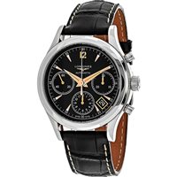 Orologio Longines Uomo Column-Wheel Cronograph in Acciaio L27424560 - L27424560